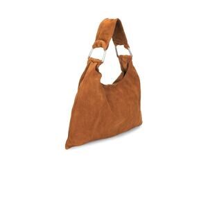 Free People Brown Suede Shoulder Bag